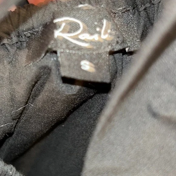 Rails black cotton tiered backless prairie dress S - Picture 2 of 5